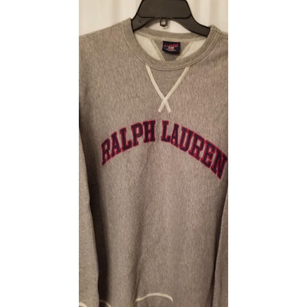 Ralph Lauren Unisex Sweatshirt Ralph Lauren Spell-Out Polo Jeans Size Large - Picture 2 of 9